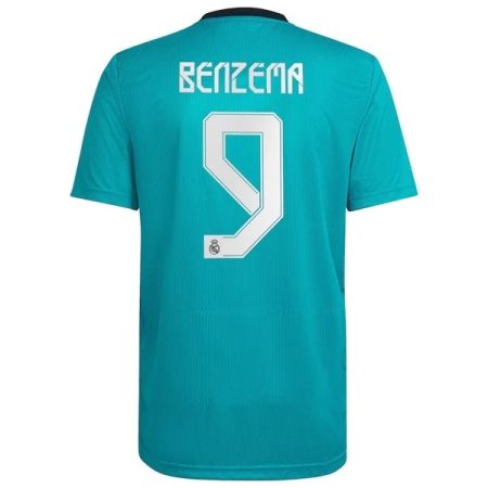 Camisola Real Madrid Karim Benzema 9 3ª 2021 2022